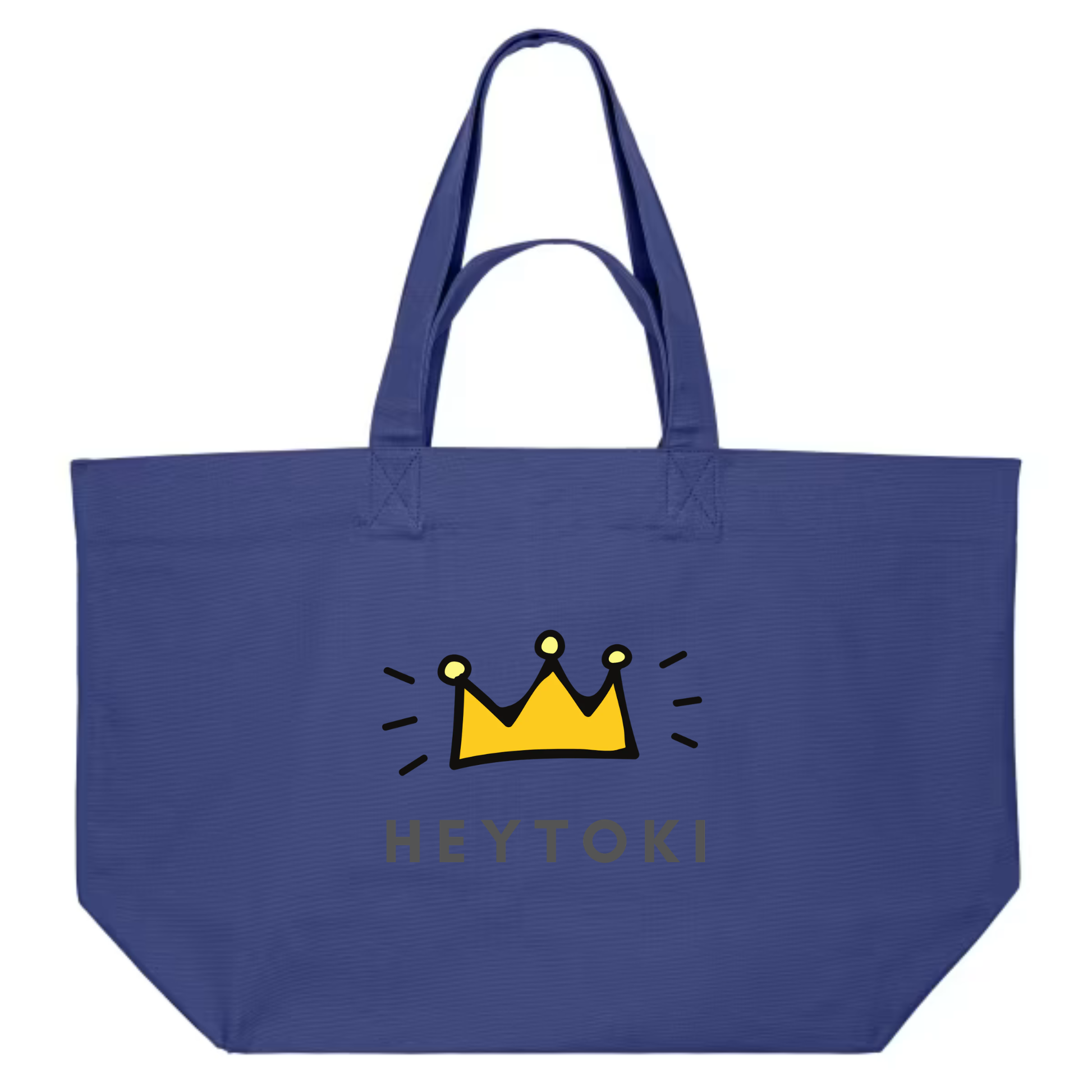 Heytoki Beachbag aus Bio-Baumwolle in dusk
