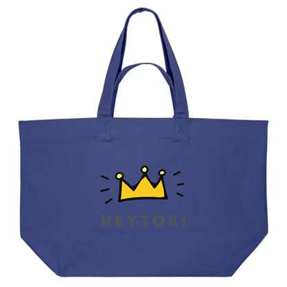 Heytoki Beachbag aus Bio-Baumwolle in dusk
