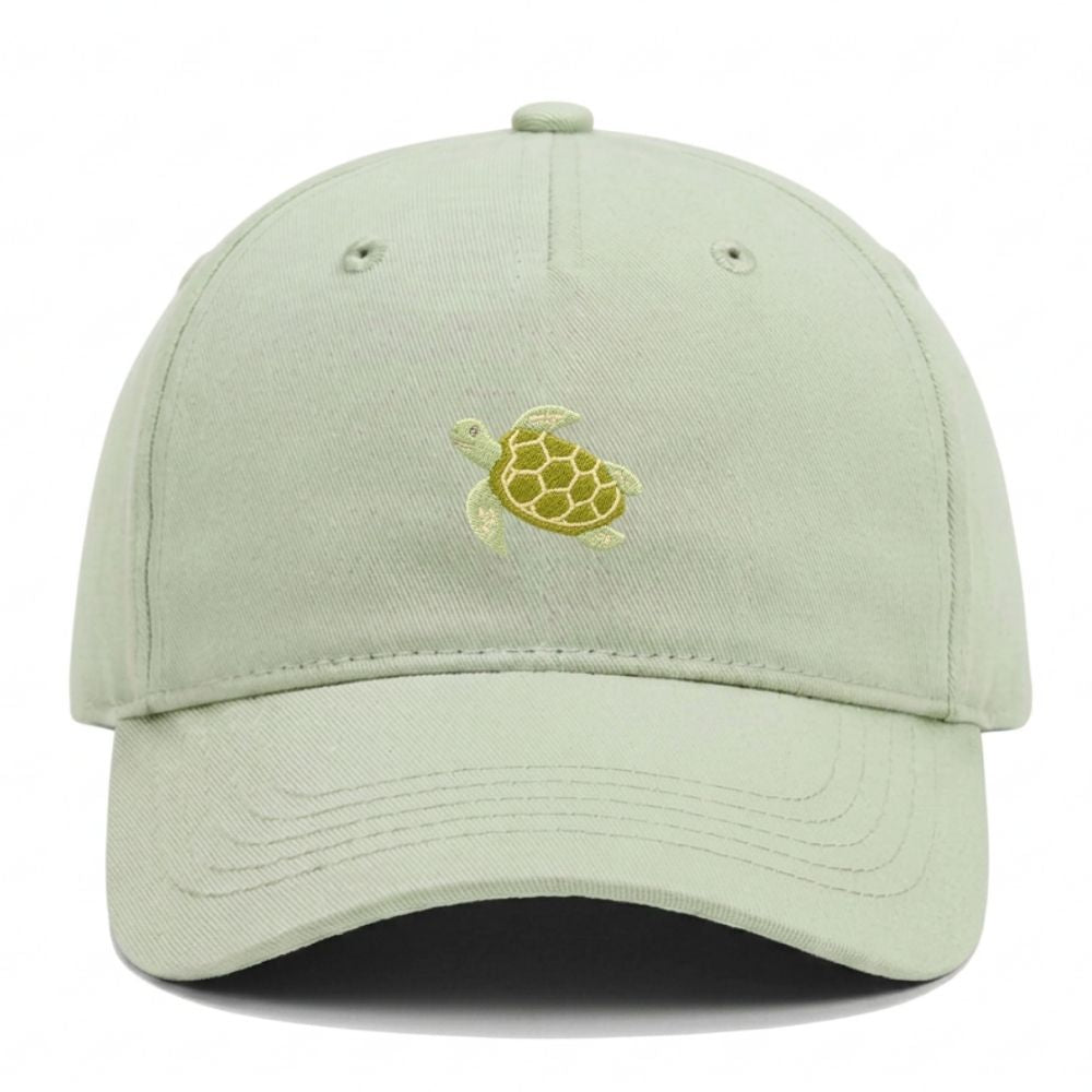 Kids Schildkröte Cap aus Bio-Baumwolle in Pastellmint von Heytoki