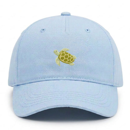 Kids Schildkröte Cap aus Bio-Baumwolle in Pastellblau von Heytoki