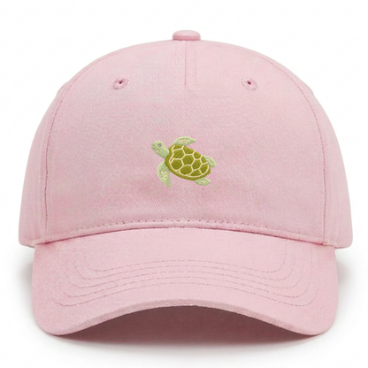 Kids Schildkröte Cap aus Bio-Baumwolle in powder pink von Heytoki