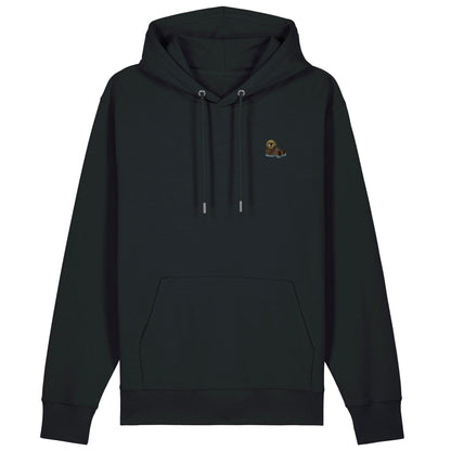 Otter Hoodie aus Bio-Baumwolle in Schwarz von Heytoki
