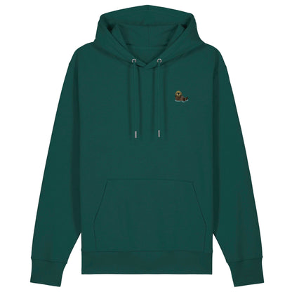 Otter Hoodie aus Bio-Baumwolle in Jadegrün von Heytoki