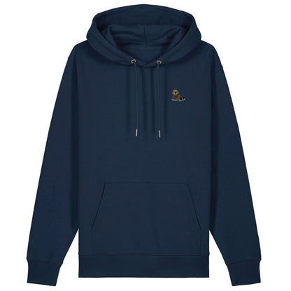 Otter Hoodie aus Bio-Baumwolle in Dunkelblau von Heytoki