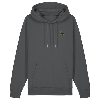 Otter Hoodie aus Bio-Baumwolle in Anthrazit von Heytoki