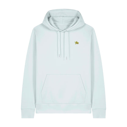 Schildkröte Hoodie aus Bio-Baumwolle in Hellblau von Heytoki