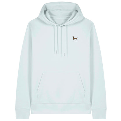 Dackel Hoodie aus Bio-Baumwolle in Hellblau von Heytoki