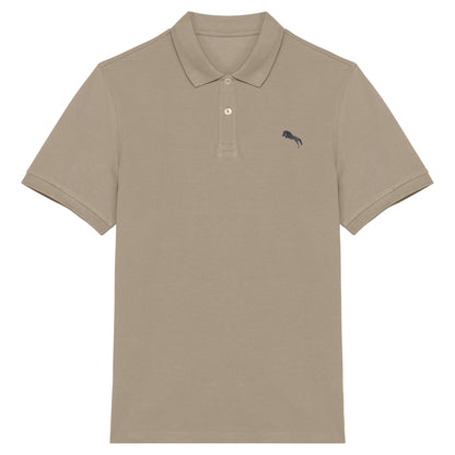 Pferde Polo-Shirt Herren Sand