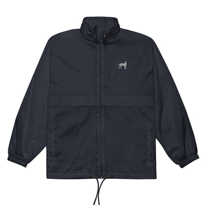 Dalmatiner Unisex-Windbreaker in Dunkelblau von Heytoki