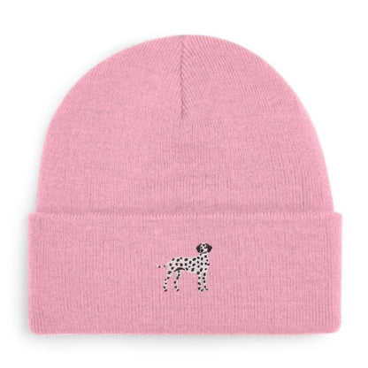Dalmatiner Beanie in braune Punkte von Heytoki