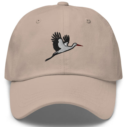 Storch Cap in Steingrau von Heytoki