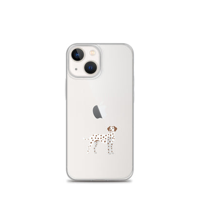 Dalmatiner iPhone-Hülle - mit braunen Punkten 🐾 in iPhone 13 mini von Heytoki