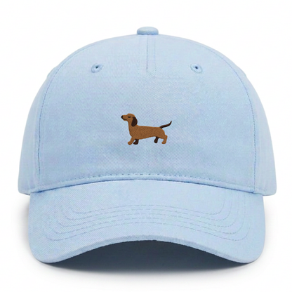 Kids Dackel Cap aus Bio-Baumwolle in Pastellblau von Heytoki