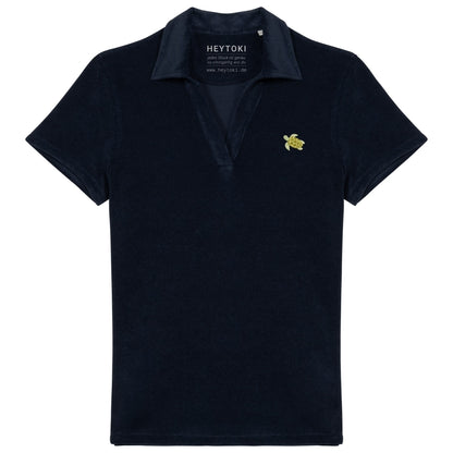 Schildkröte Damen Polo-Shirt aus Frottee