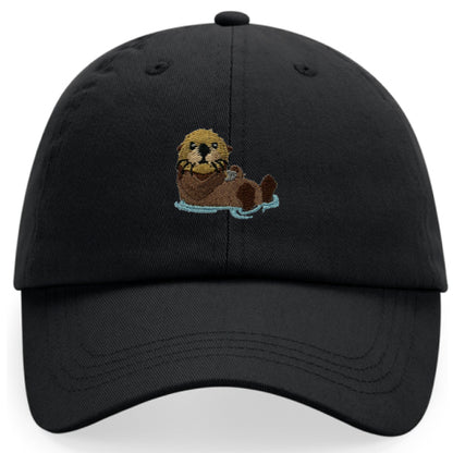 Otter Cap aus Bio-Baumwolle in Schwarz von Heytoki