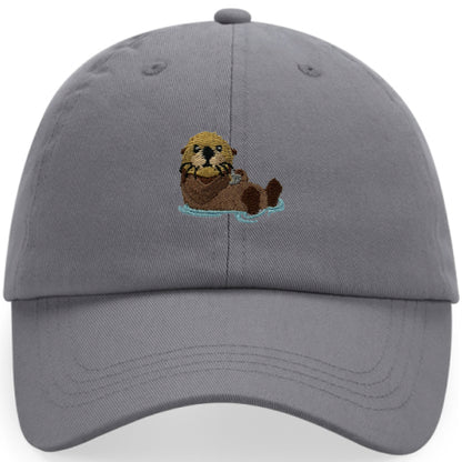 Otter Cap aus Bio-Baumwolle in Graphitgrau von Heytoki
