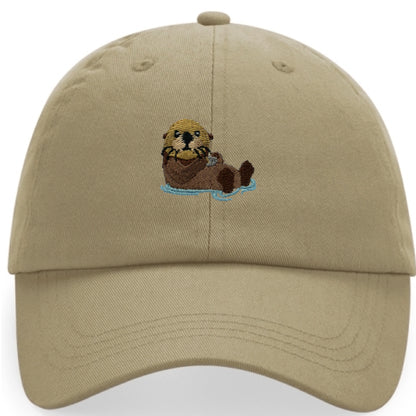 Otter Cap aus Bio-Baumwolle in Sandbeige von Heytoki