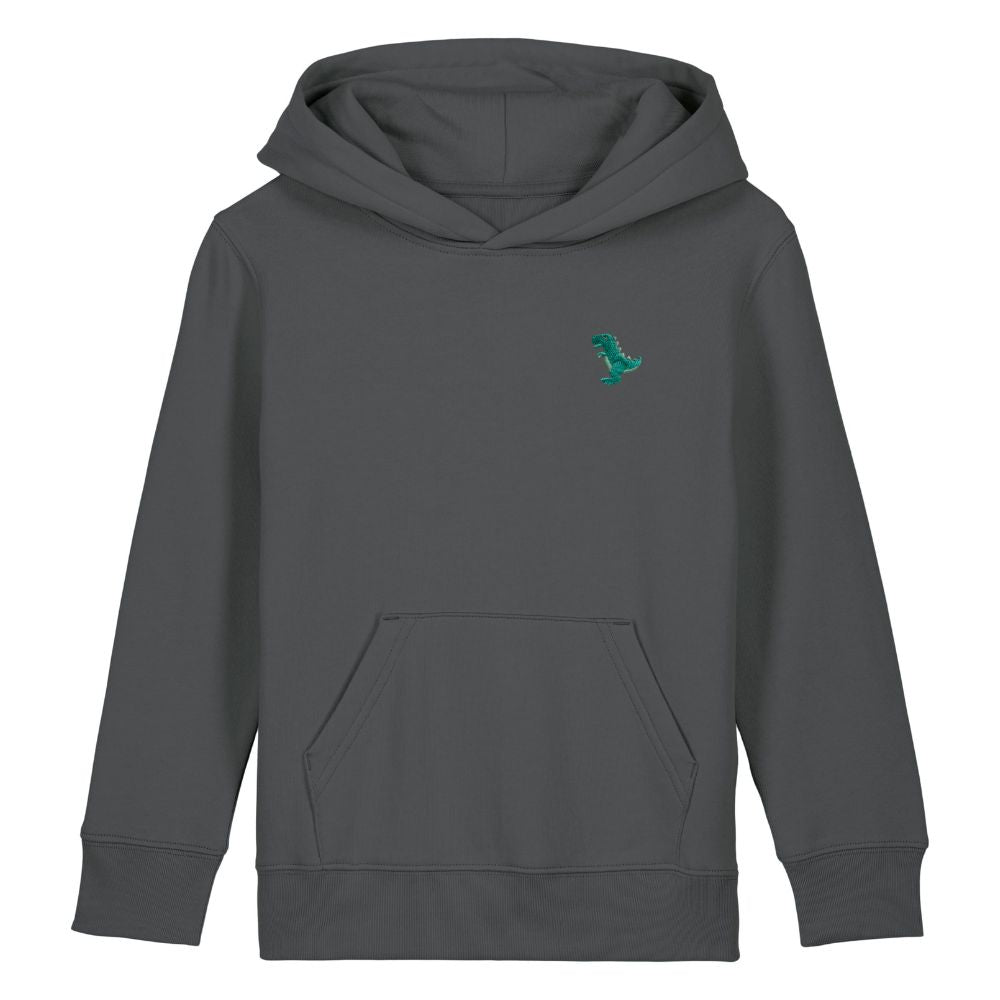 T-Rex Kids Hoodie aus Bio-Baumwolle
