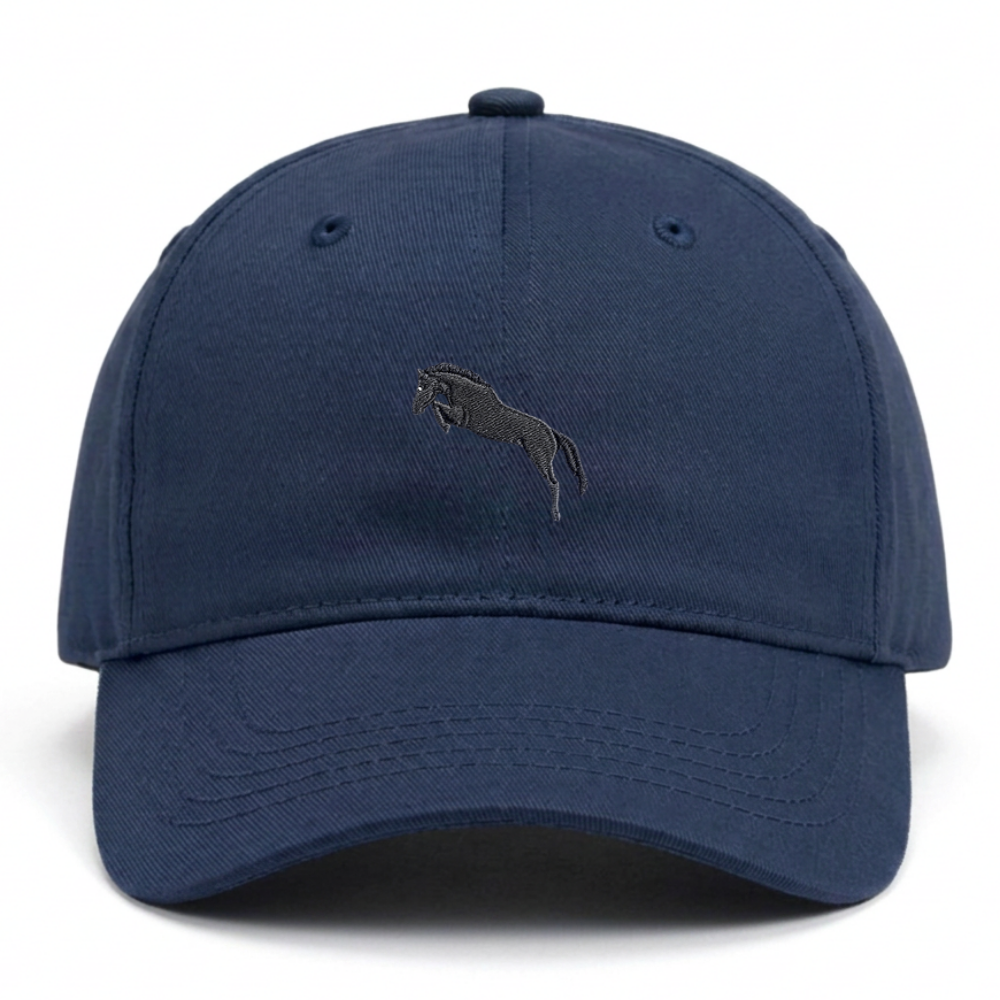 Kids Cap mit Pferdemotiv in Navy Blue