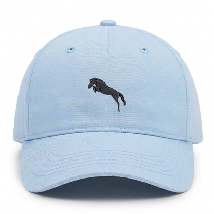 Kids Cap mit Pferdemotiv in Pastel Blue