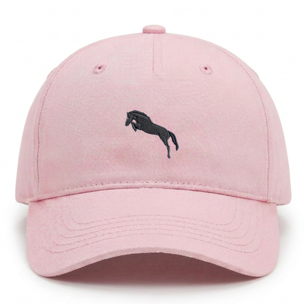 Kids Cap mit Pferdemotiv in Powder Pink
