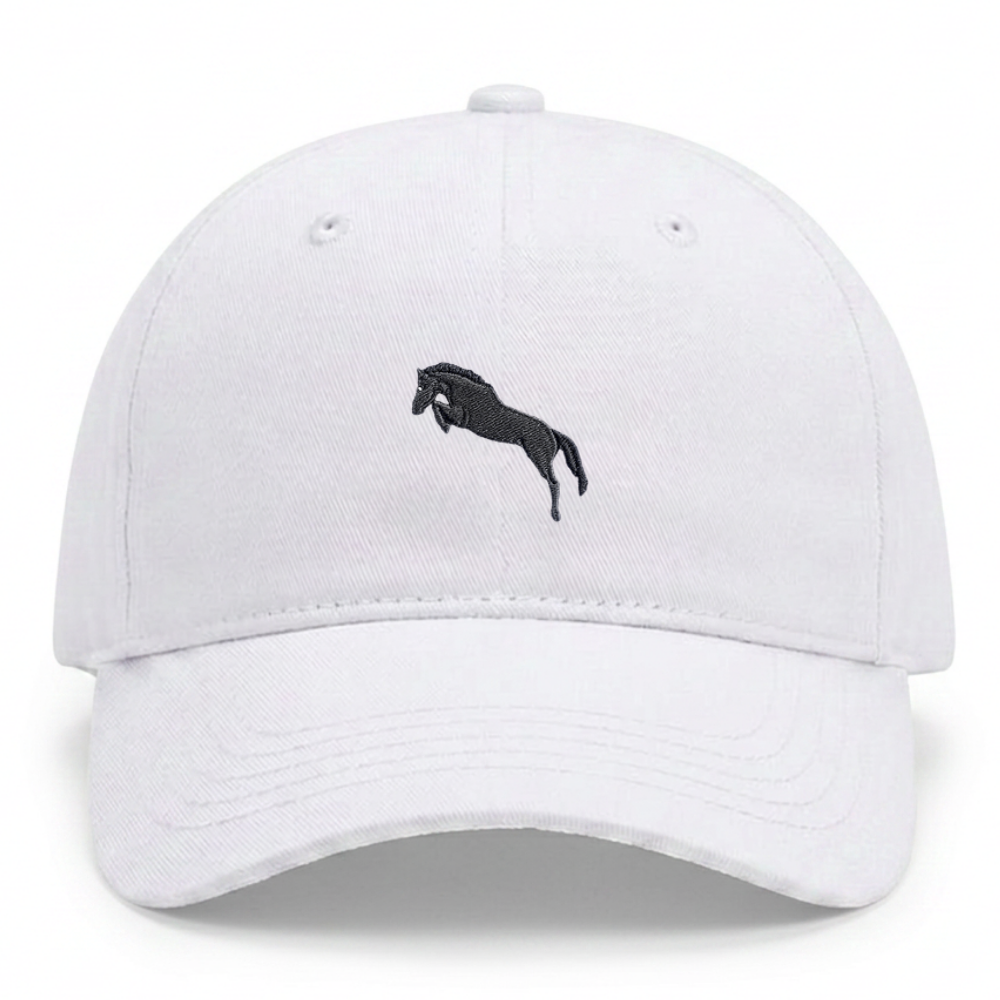 Kids Cap mit Pferdemotiv in White
