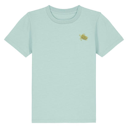 Schildkröte Kids T-Shirt aus Bio-Baumwolle in Aloe-Grün von Heytoki