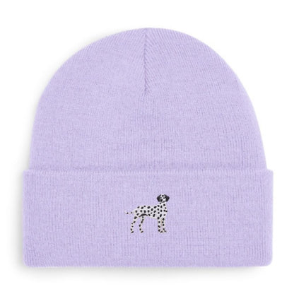 Dalmatiner Beanie in braune Punkte von Heytoki