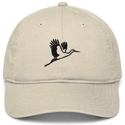 Storch Cap aus Bio-Baumwolle in Hellbeige von Heytoki