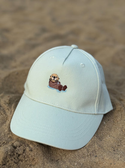 Kids Otter Cap aus Bio-Baumwolle in Pastellmint von Heytoki