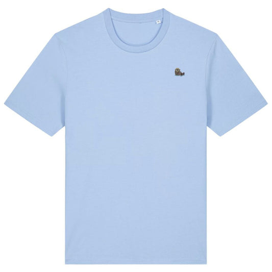 Otter T-Shirt aus Bio-Baumwolle | Nachhaltiges Heytoki Spirit Animal Shirt für Naturliebhaber 