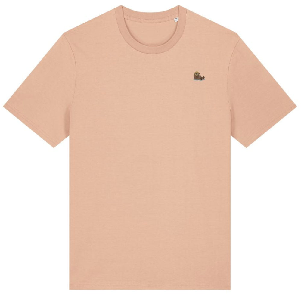 Nachhaltiges Bio-Baumwolle Otter T-Shirt | Heytoki Spirit Animal für Umweltbewusste