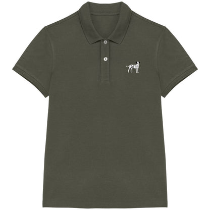 Dalmatiner Polo-Shirt aus Bio-Baumwolle Damen in Olivgrün von Heytoki
