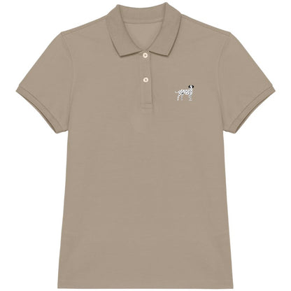 Dalmatiner Polo-Shirt aus Bio-Baumwolle Damen in Sandbeige von Heytoki