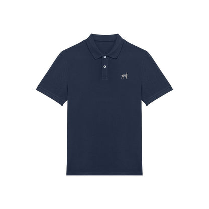 Dalmatiner Polo-Shirt aus Bio-Baumwolle Herren in Dunkelblau von Heytoki
