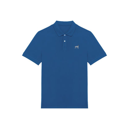 Dalmatiner Polo-Shirt aus Bio-Baumwolle Herren in Meerblau von Heytoki