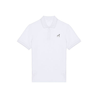 Dalmatiner Polo-Shirt aus Bio-Baumwolle Herren in Weiß von Heytoki