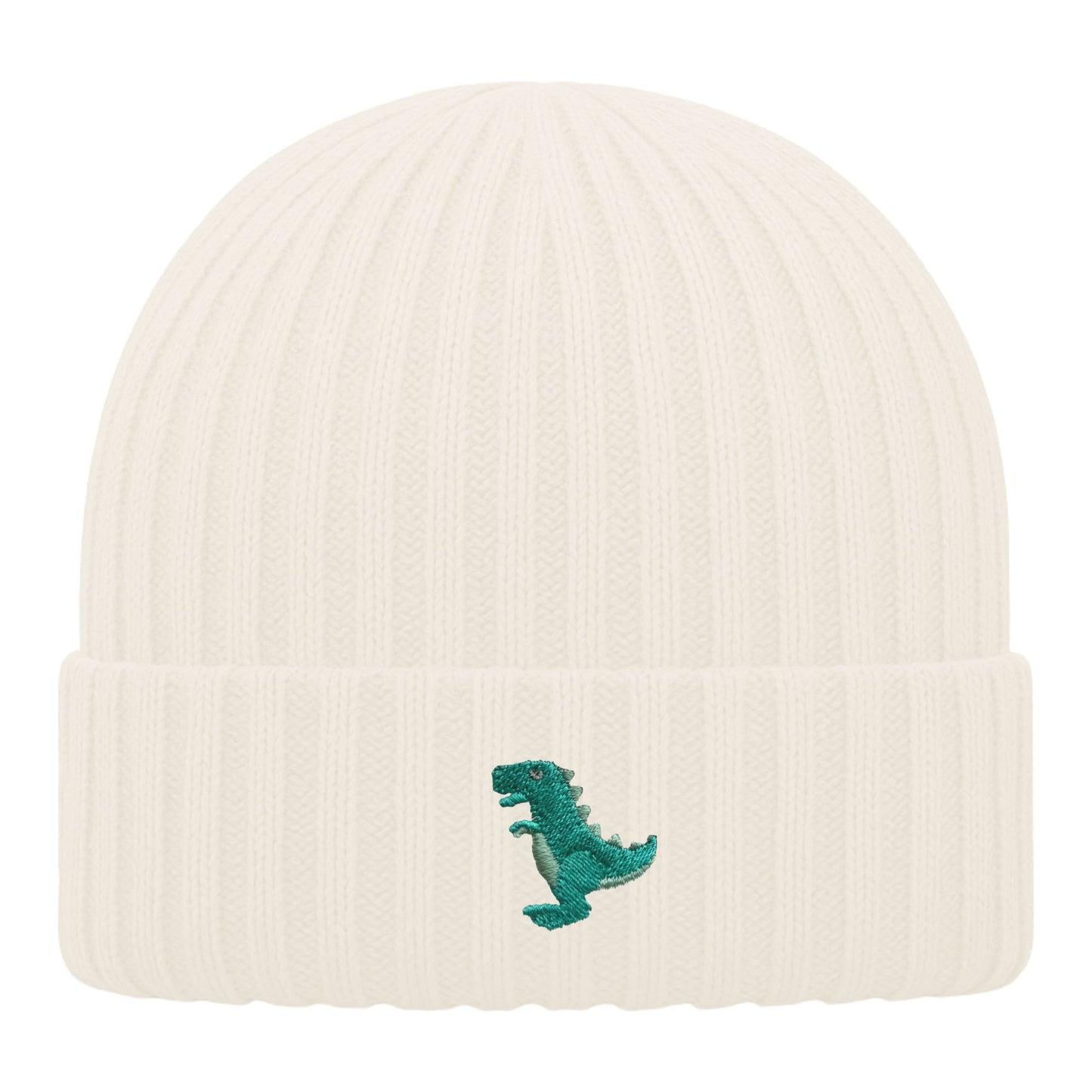 Kids T-Rex Beanie aus Bio-Baumwolle