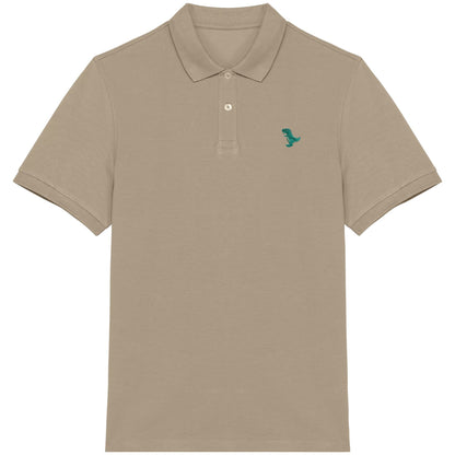 Pferde Polo-Shirt aus Bio-Baumwolle Herren in Sandfarben von Heytoki