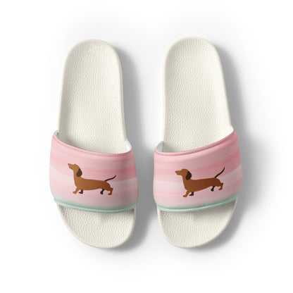 Dackel Badesandalen Unisex in Weiß von Heytoki